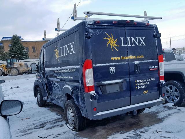 3C6TRVNG0HE513619 - 2017 RAM PROMASTER 蓝色 照片 3