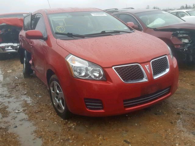 5Y2SP67839Z454173 - 2009 PONTIAC VIBE RED photo 1