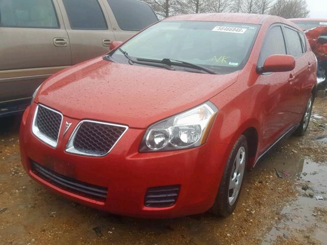 5Y2SP67839Z454173 - 2009 PONTIAC VIBE RED photo 2