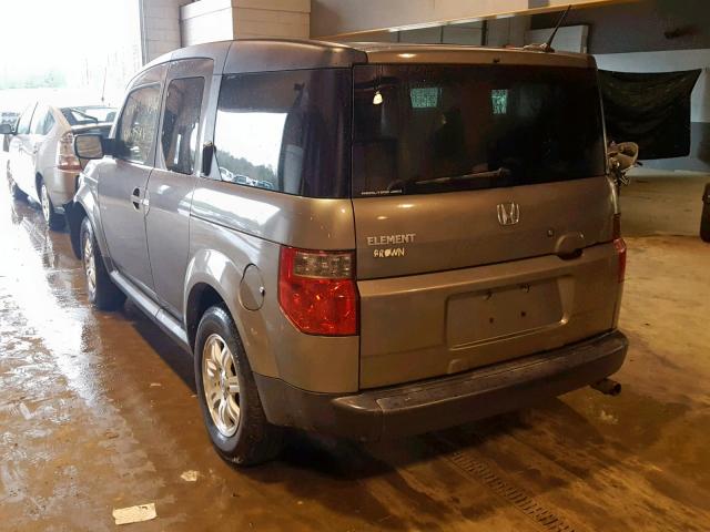 5J6YH28708L003994 - 2008 HONDA ELEMENT EX GRAY photo 3