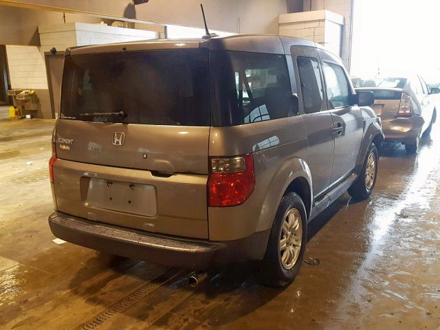 5J6YH28708L003994 - 2008 HONDA ELEMENT EX GRAY photo 4