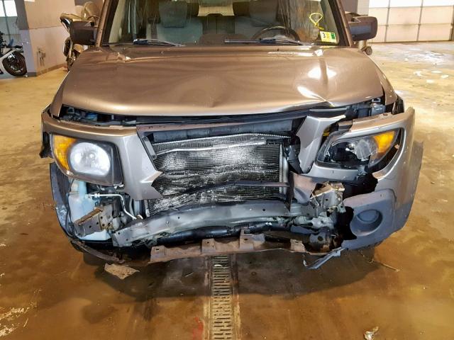 5J6YH28708L003994 - 2008 HONDA ELEMENT EX GRAY photo 9