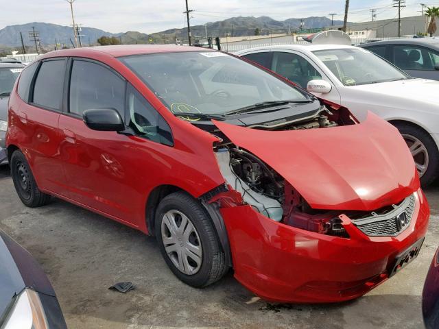 JHMGE8H24AC038205 - 2010 HONDA FIT RED photo 1