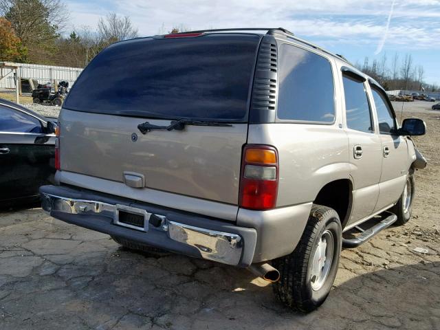 1GKEC13V82J111696 - 2002 GMC YUKON BEIGE photo 4