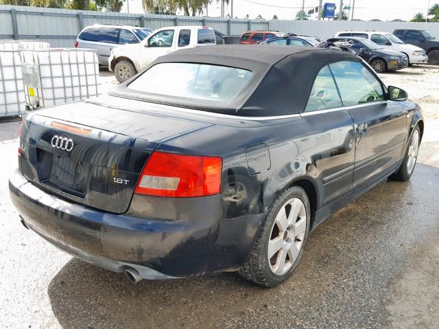 WAUAC48H96K007908 - 2006 AUDI A4 1.8 CAB BLACK photo 4