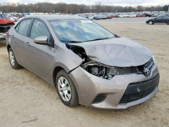 2T1BPRHE9EC098600 - 2014 TOYOTA COROLLA EC 棕色 照片 1