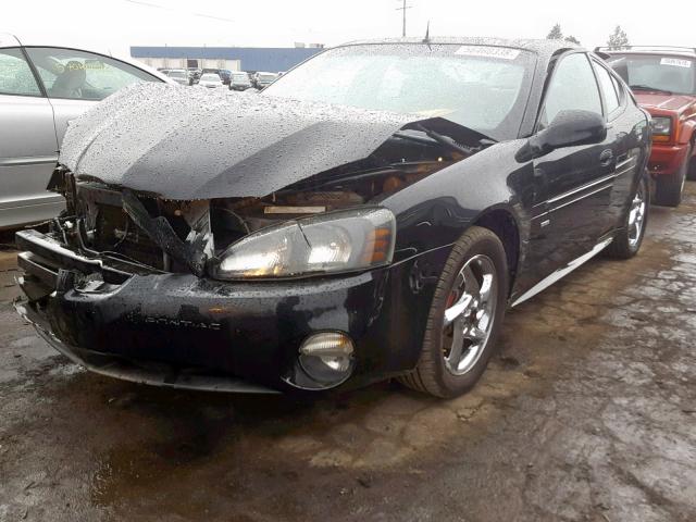 2G2WR524951191432 - 2005 PONTIAC GRAND PRIX BLACK photo 2