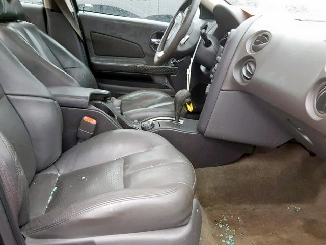 2G2WR524951191432 - 2005 PONTIAC GRAND PRIX BLACK photo 5