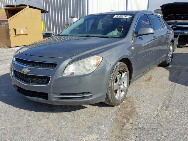 1G1ZH57B08F176830 - 2008 CHEVROLET MALIBU 1LT GRAY photo 2