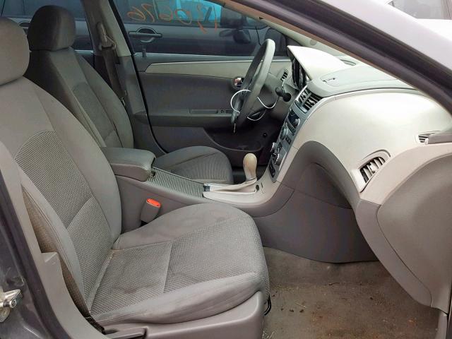 1G1ZH57B08F176830 - 2008 CHEVROLET MALIBU 1LT GRAY photo 5