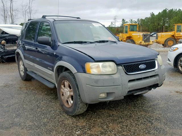 1FMYU03152KC37145 - 2002 FORD ESCAPE XLT BLUE photo 1