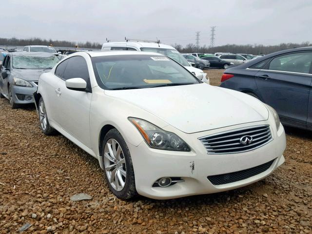 JN1CV6EL3BM261299 - 2011 INFINITI G37 WHITE photo 1