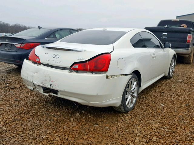 JN1CV6EL3BM261299 - 2011 INFINITI G37 WHITE photo 4