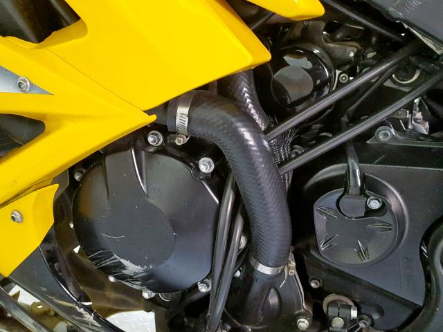 JKAZX4R14CA035459 - 2012 KAWASAKI ZX600 R YELLOW photo 11