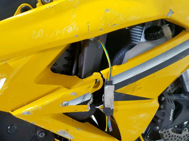 JKAZX4R14CA035459 - 2012 KAWASAKI ZX600 R YELLOW photo 14