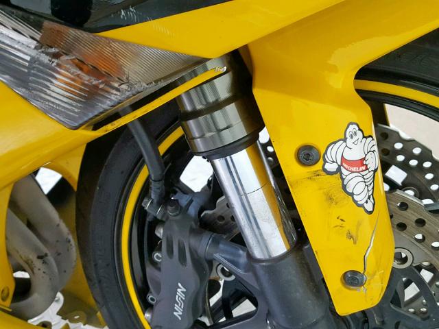 JKAZX4R14CA035459 - 2012 KAWASAKI ZX600 R YELLOW photo 15