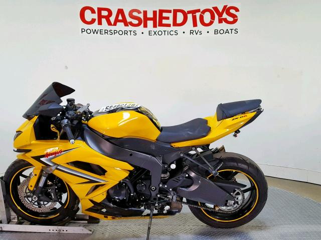 JKAZX4R14CA035459 - 2012 KAWASAKI ZX600 R YELLOW photo 5