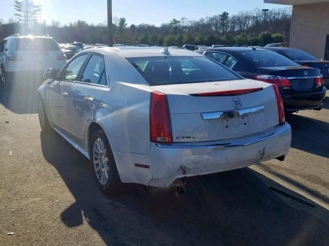 1G6DG5E51D0179303 - 2013 CADILLAC CTS LUXURY WHITE photo 3