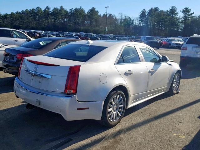 1G6DG5E51D0179303 - 2013 CADILLAC CTS LUXURY WHITE photo 4