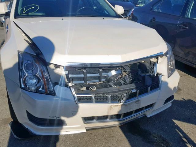 1G6DG5E51D0179303 - 2013 CADILLAC CTS LUXURY WHITE photo 9