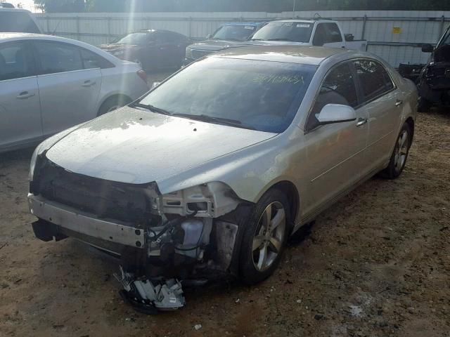 1G1ZC5EU5CF138389 - 2012 CHEVROLET MALIBU 1LT SILVER photo 2