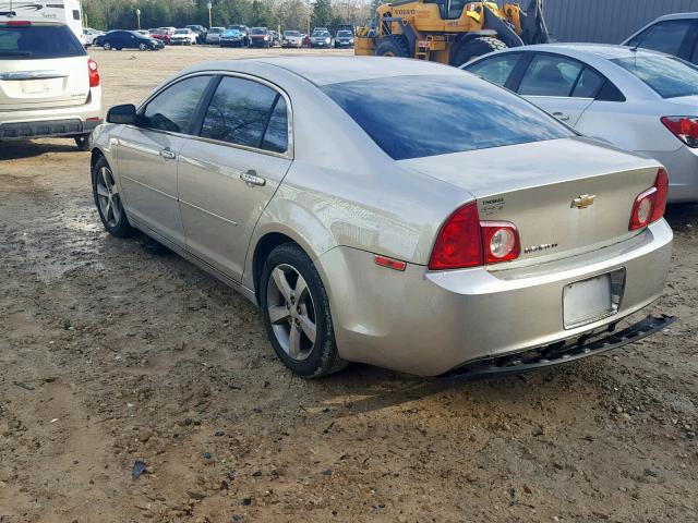 1G1ZC5EU5CF138389 - 2012 CHEVROLET MALIBU 1LT SILVER photo 3