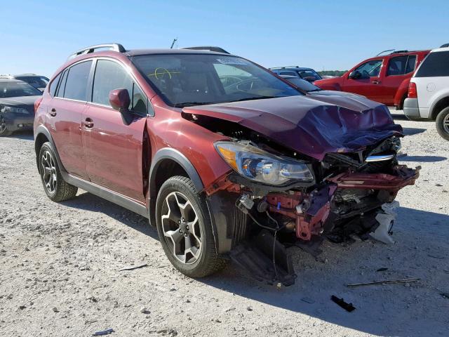 JF2GPAVC5E8267602 - 2014 SUBARU XV CROSSTR BURGUNDY photo 1