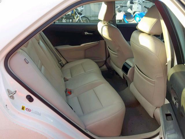 4T1BD1FK0DU080325 - 2013 TOYOTA CAMRY HYBR WHITE photo 6