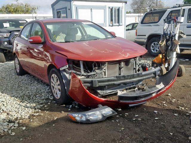 KNAFU4A20A5202991 - 2010 KIA FORTE EX RED photo 1