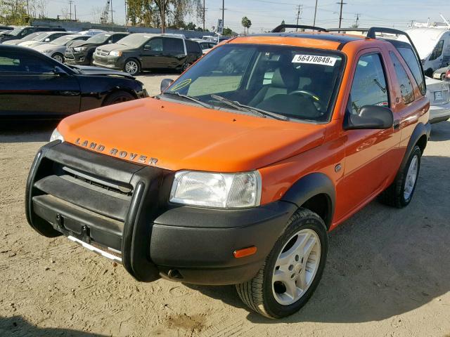 SALNY12293A276221 - 2003 LAND ROVER FREELANDER ORANGE photo 2