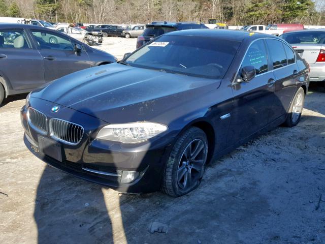 WBAXH5C56DD107111 - 2013 BMW 528 XI GRAY photo 2