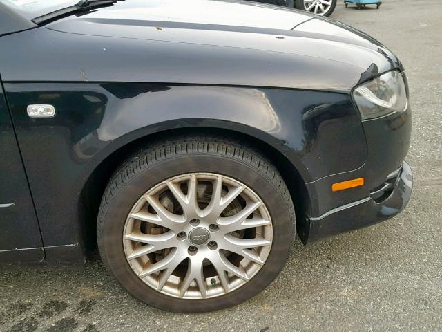 WAUDF78E26A135134 - 2006 AUDI A4 2.0T QU BLACK photo 10