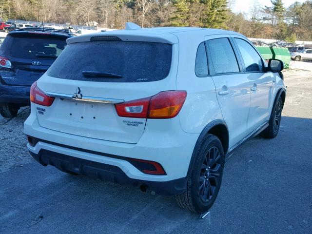 JA4AR3AU7JU010834 - 2018 MITSUBISHI OUTLANDER WHITE photo 4