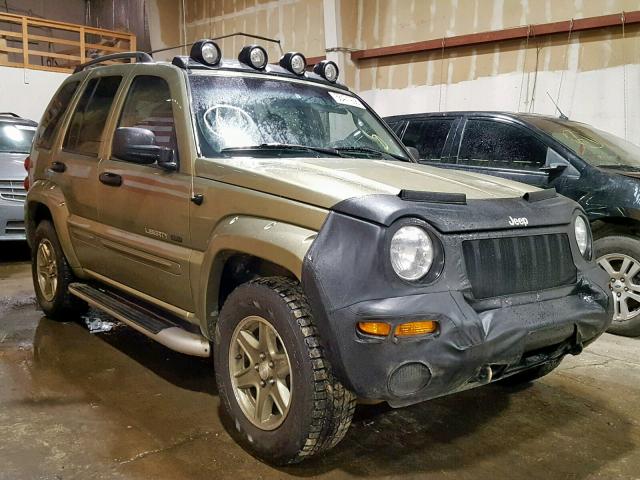 1J4GL38K62W332614 - 2002 JEEP LIBERTY RE GREEN photo 1