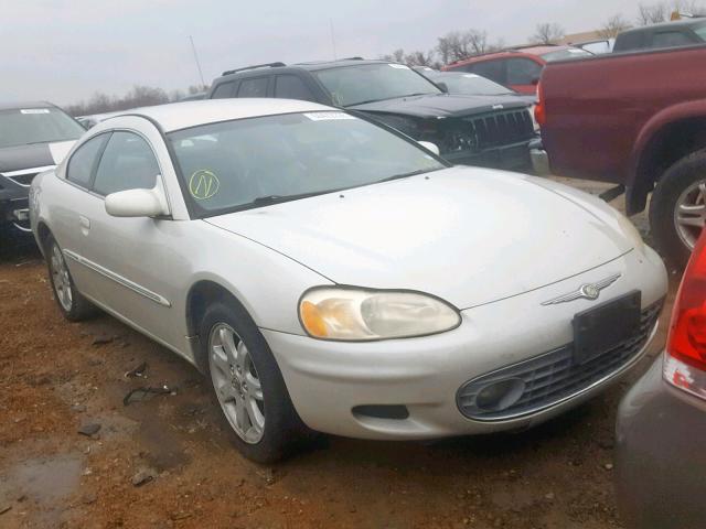 4C3AG52H81E108924 - 2001 CHRYSLER SEBRING LX WHITE photo 1