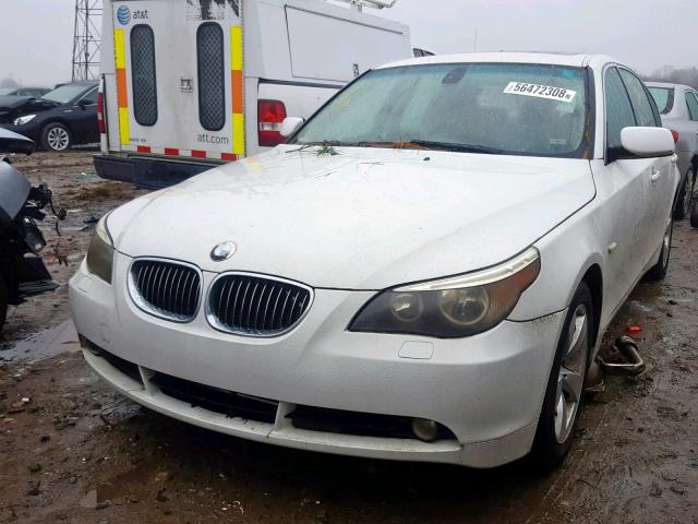 WBANA53595B168185 - 2005 BMW 525 I WHITE photo 2