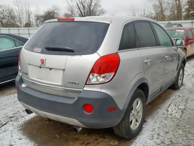 3GSDL43N18S512219 - 2008 SATURN VUE XE SILVER photo 4