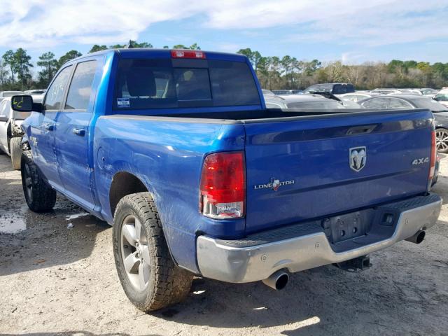 1C6RR7LT3FS776607 - 2015 RAM 1500 SLT BLUE photo 3