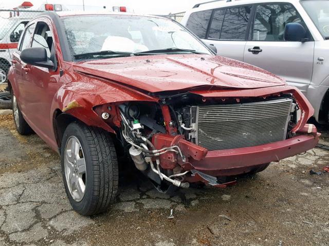 1B3HB48A49D200579 - 2009 DODGE CALIBER SX RED photo 1