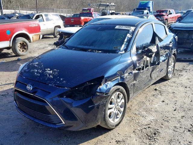 3MYDLBZV4GY125197 - 2016 TOYOTA SCION IA BLUE photo 2