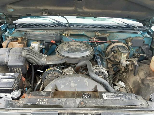 2GTFC29K3P1551443 - 1993 GMC SIERRA C25 BLUE photo 7