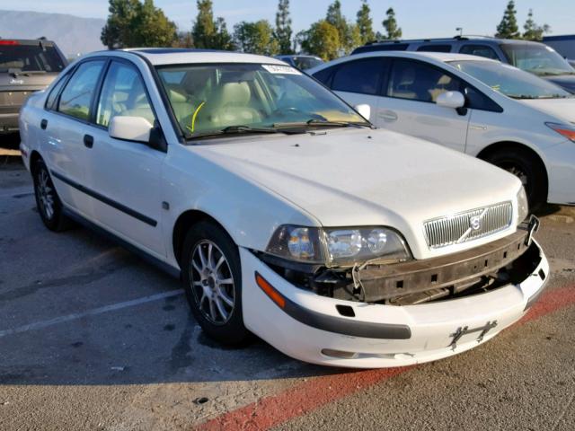 YV1VS29532F864321 - 2002 VOLVO S40 1.9T WHITE photo 1