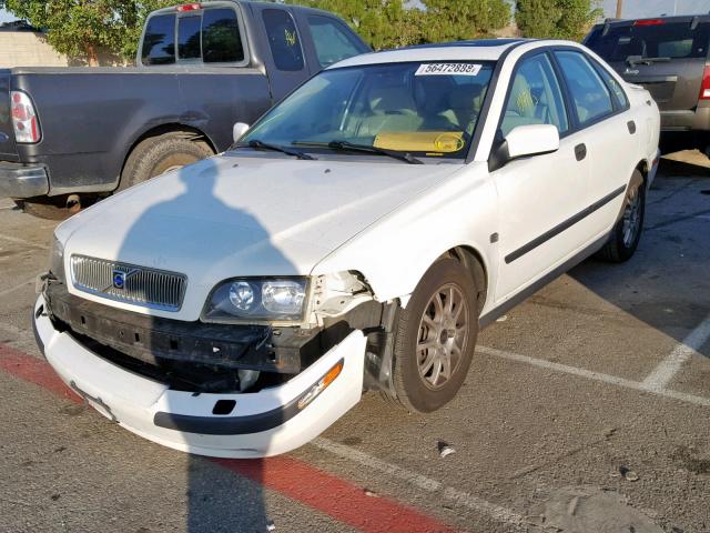 YV1VS29532F864321 - 2002 VOLVO S40 1.9T WHITE photo 2