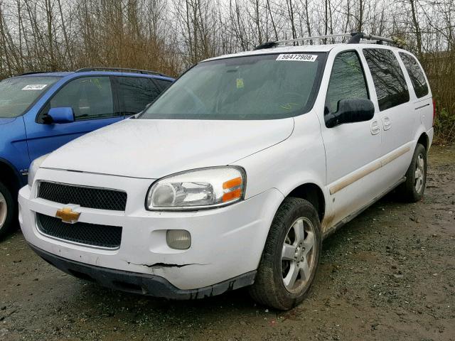 1GNDV33167D191605 - 2007 CHEVROLET UPLANDER L WHITE photo 2