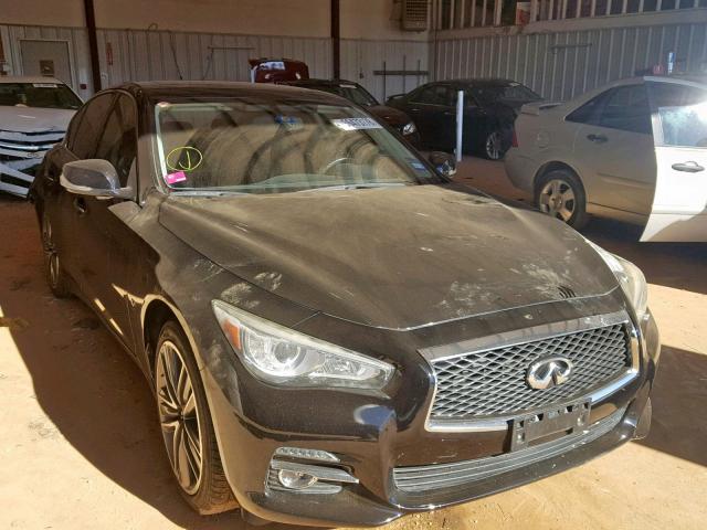 JN1BV7AR1EM681188 - 2014 INFINITI Q50 BASE BLACK photo 1