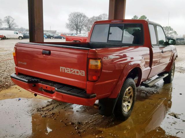 4F4YR16V41TM30431 - 2001 MAZDA B3000 CAB RED photo 4