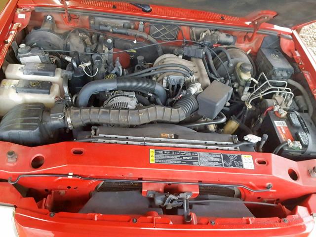 4F4YR16V41TM30431 - 2001 MAZDA B3000 CAB RED photo 7