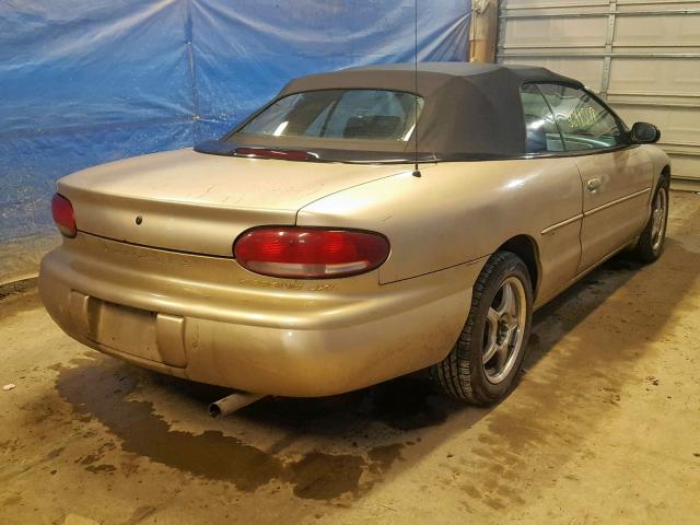 3C3EL55H5XT560428 - 1999 CHRYSLER SEBRING JX GOLD photo 4