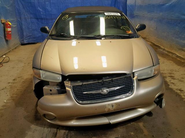 3C3EL55H5XT560428 - 1999 CHRYSLER SEBRING JX GOLD photo 9