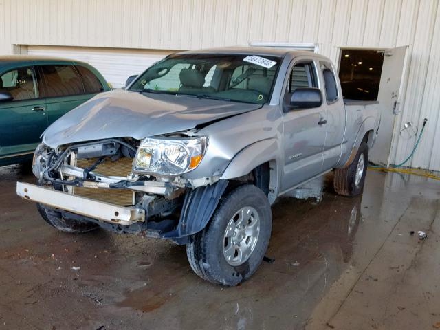 5TETU62N05Z106081 - 2005 TOYOTA TACOMA PRE SILVER photo 2